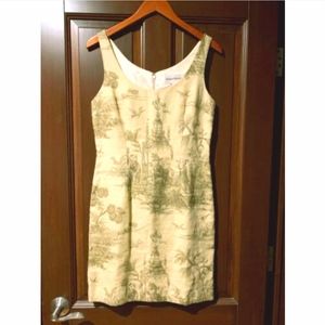 Steven Stolman Palm Beach Toile Linen Dress 8